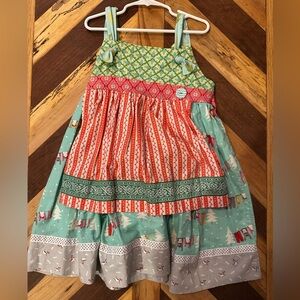 Charming Multicolor Kids Casual Dress